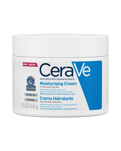 CeraVe Creme Hidratante
PARA PELE SECA A MUITO SECA
3 CERAMIDAS ESSENCIAIS