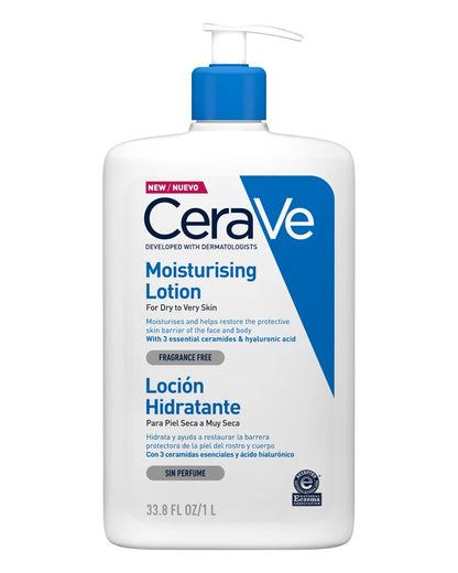 CeraVe Loção Hidratante
PARA PELE SECA A MUITO SECA
TEXTURA LIGEIRA