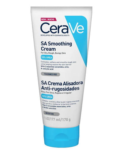 CeraVe SA Creme Hidratante Antirrugosidades
PARA PELE SECA, ÁSPERA E IRREGULAR