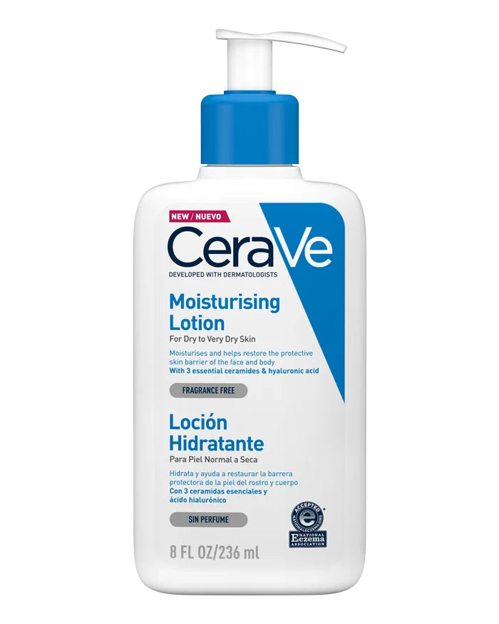 CeraVe Loção Hidratante
PARA PELE SECA A MUITO SECA
TEXTURA LIGEIRA