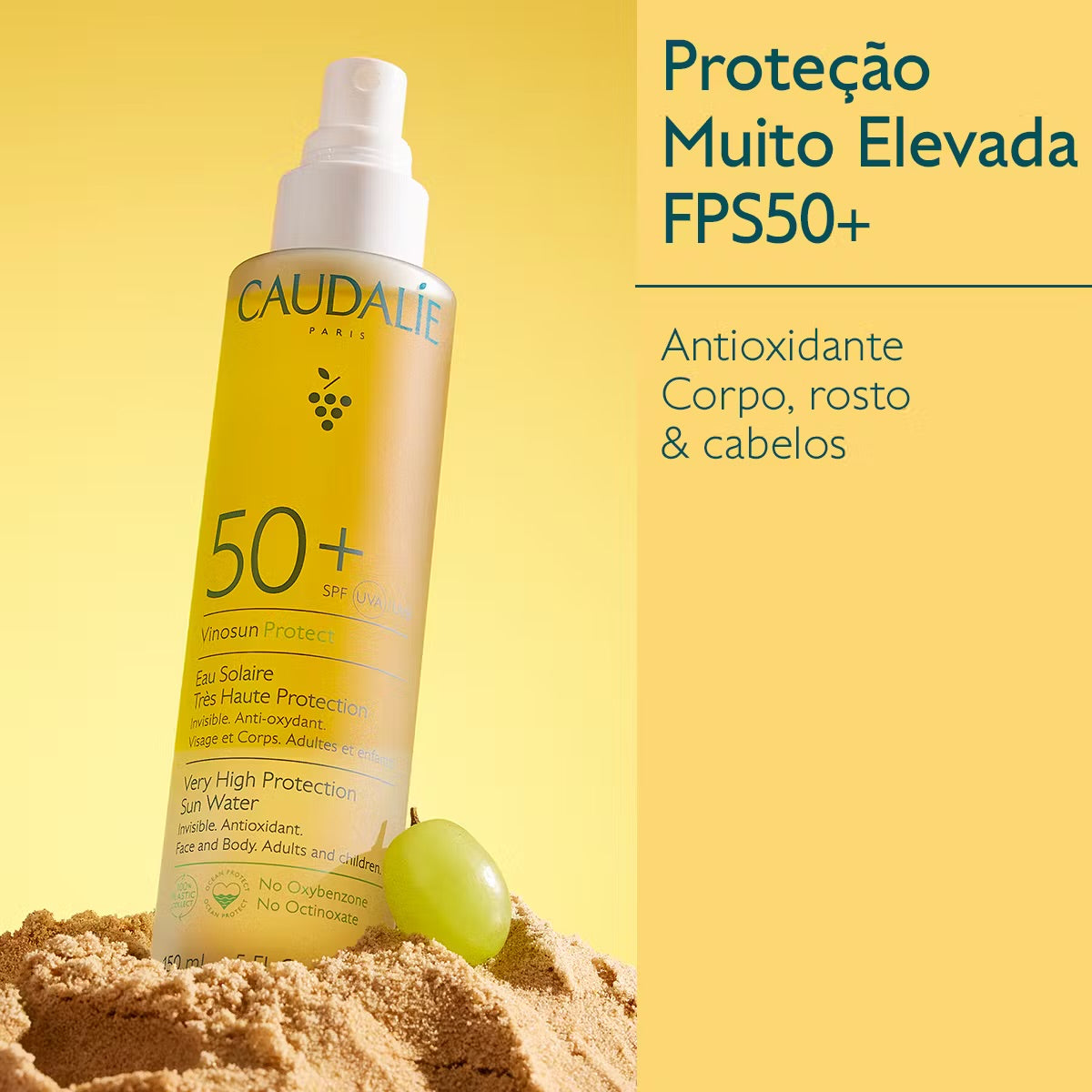 Vinosun Protect Água Solar de Proteção Muito Elevada FPS50+, 150ml