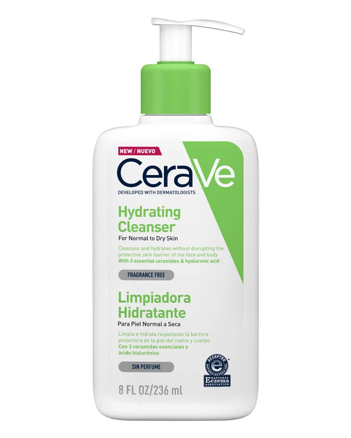 CeraVe Creme de Limpeza Hidratante PARA PELE NORMAL A SECA EQUILÍBRIO DE HIDRATAÇÃO