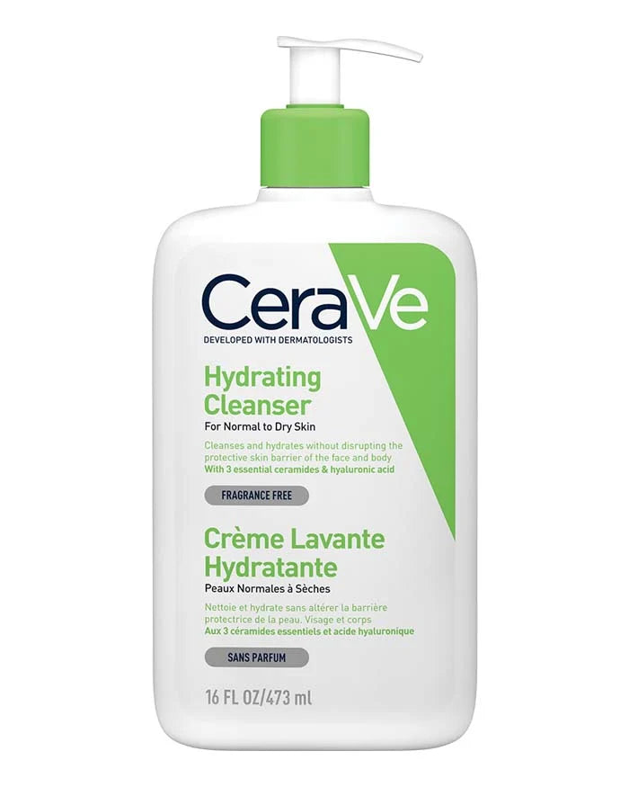 CeraVe Creme de Limpeza Hidratante PARA PELE NORMAL A SECA EQUILÍBRIO DE HIDRATAÇÃO