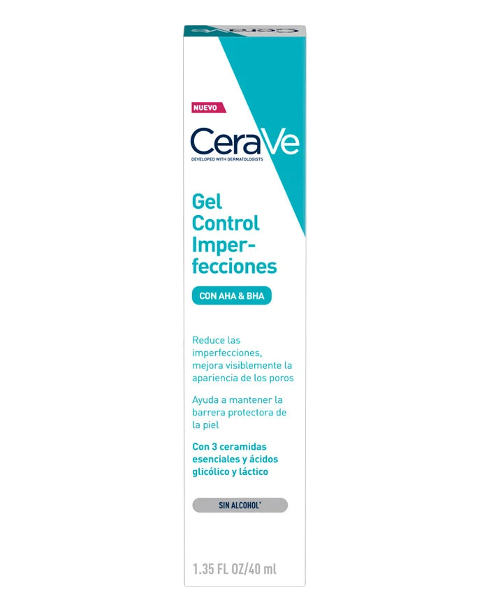 CeraVe Gel Controlo de Imperfeições PARA PELE COM TENDÊNCIA ACNEICA SEM ÁLCOOL DESIDRATANTE