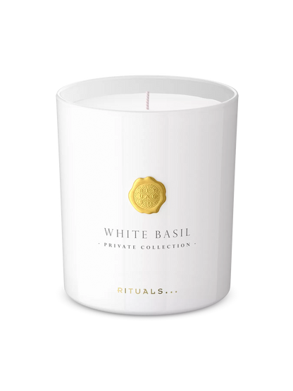 PRIVATE COLLECTION White Basil Scented Candle