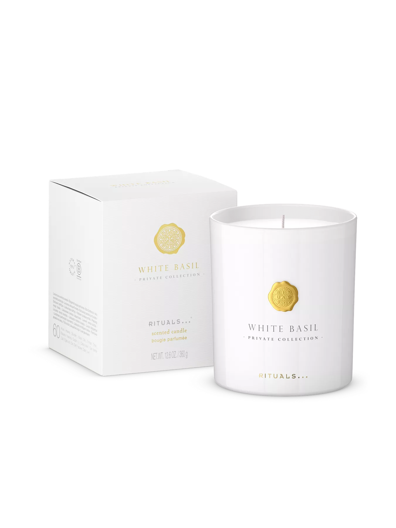 PRIVATE COLLECTION White Basil Scented Candle