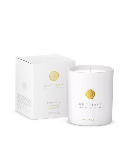 PRIVATE COLLECTION White Basil Scented Candle