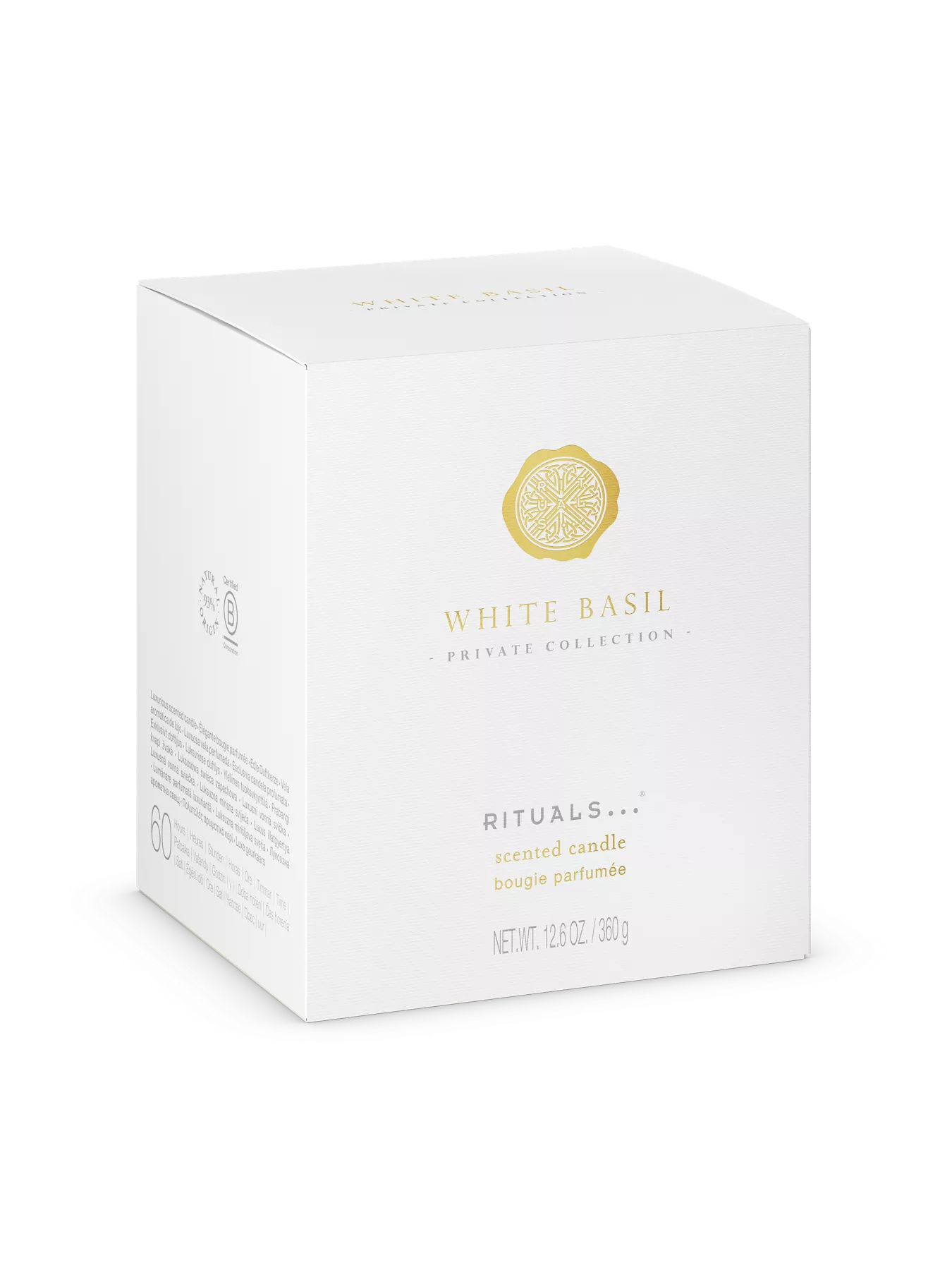 PRIVATE COLLECTION White Basil Scented Candle