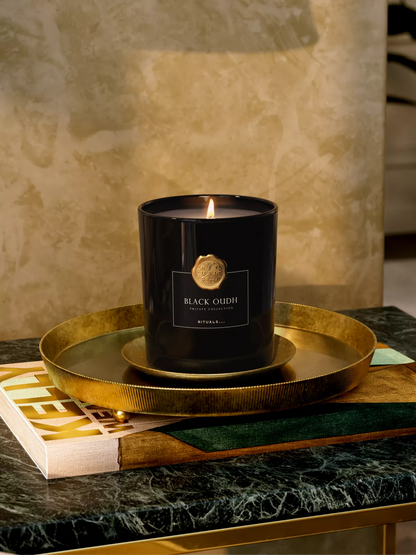 Oudh Black Scented Candle