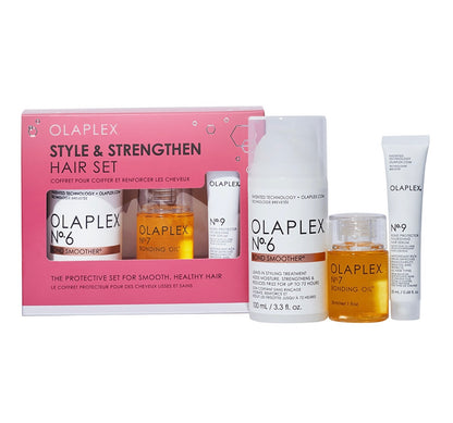 OLAPLEX Style & Strengthen Coffret Cuidados de Cabelo SET STYLE & STRENGTHEN HAIR SET