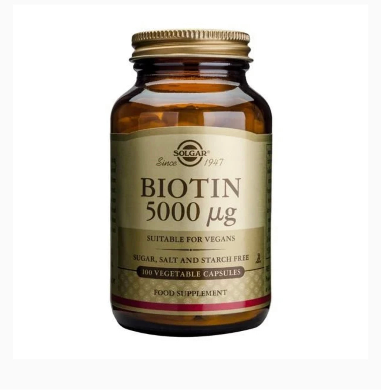 Solgar Biotin 5000 Mcg